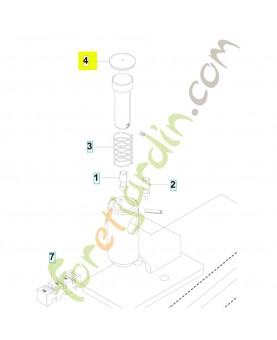 Capuchon 531146764 - Pièce détachée Husqvarna