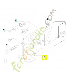 support 531146769 - Pièce détachée Husqvarna