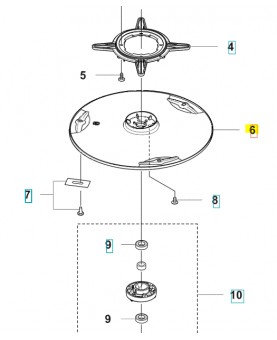 disque de coupe husqvarna 599674701