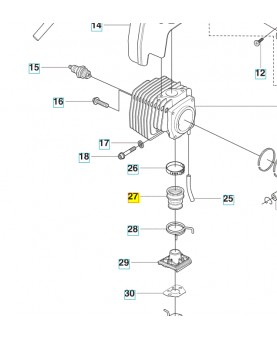 tuyau aspiration husqvarna 537061701