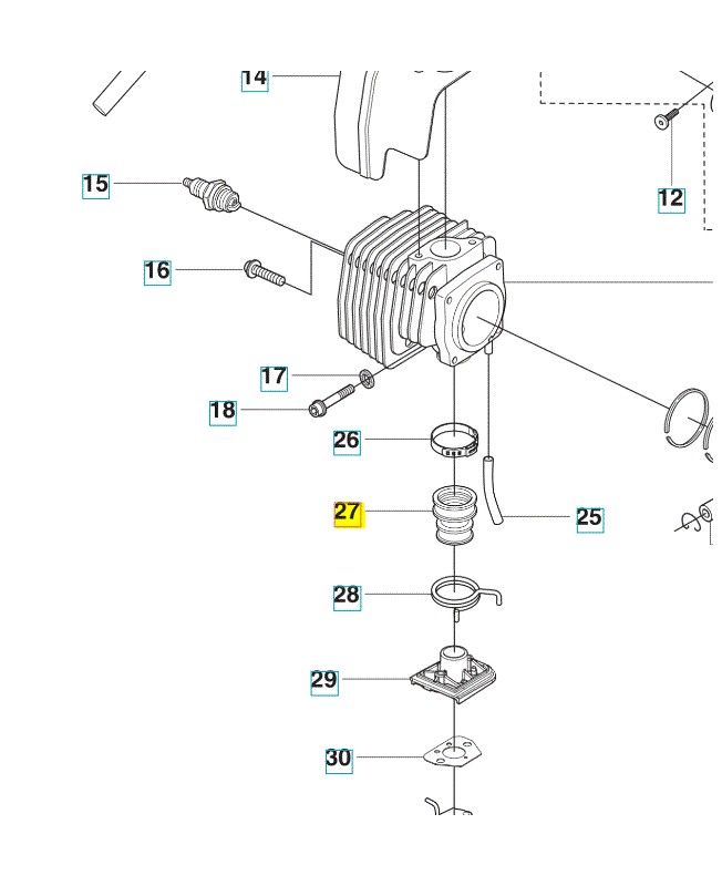 tuyau aspiration husqvarna 537061701
