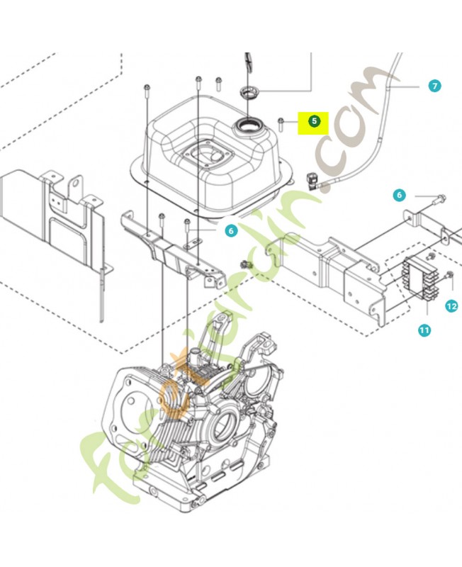 vis 531146814 - Pièce détachée Husqvarna