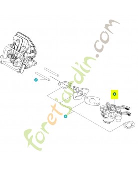 Carburateur 531146827- Pièce détachée Husqvarna