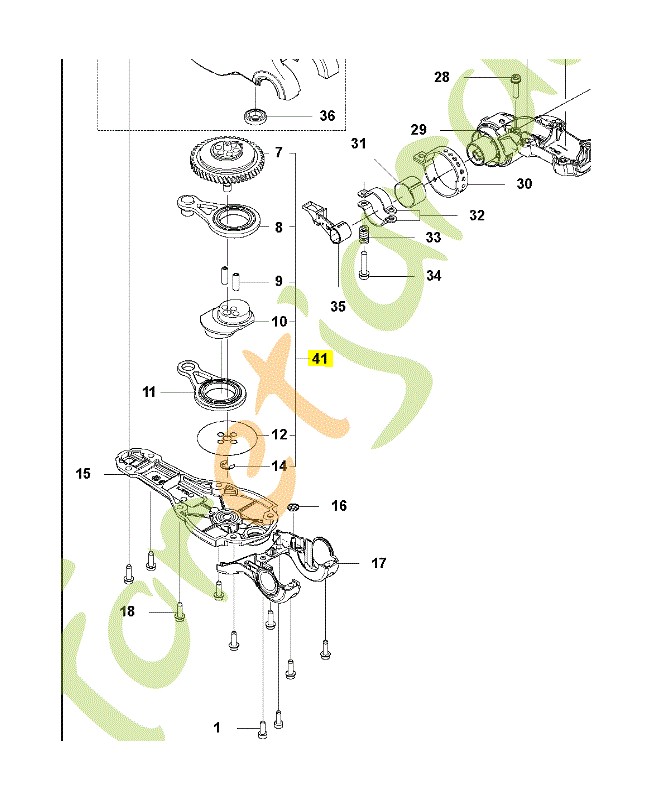Engrenage husqvarna réf : 599888501