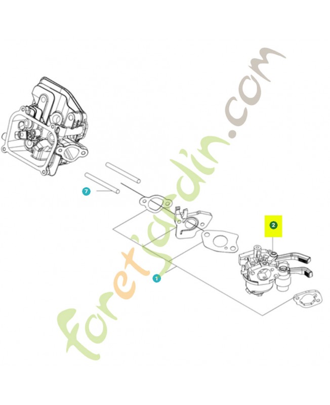 Carburateur 531146831- Pièce détachée Husqvarna