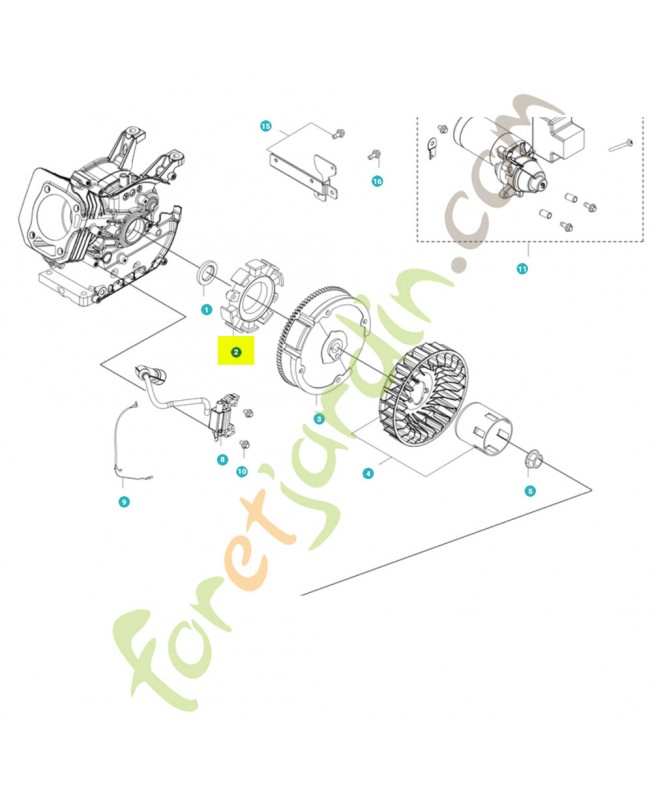 Bobine de charge 531146836- Pièce détachée Husqvarna