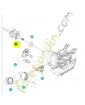 Vilebrequin 531146854 - Pièce détachée Husqvarna