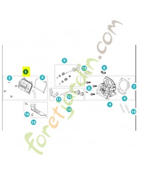 Capot de cylindre 531146858 - Pièce détachée Husqvarna