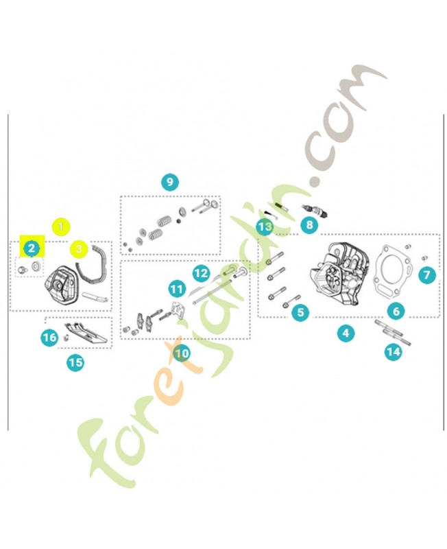 Capot cylindre 531146860 - Pièce détachée Husqvarna