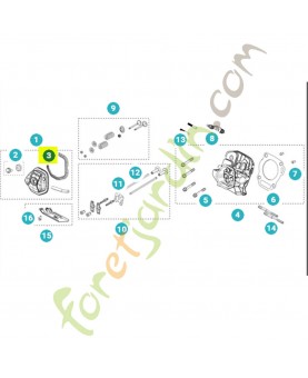 joint 531146888 - Pièce détachée Husqvarna