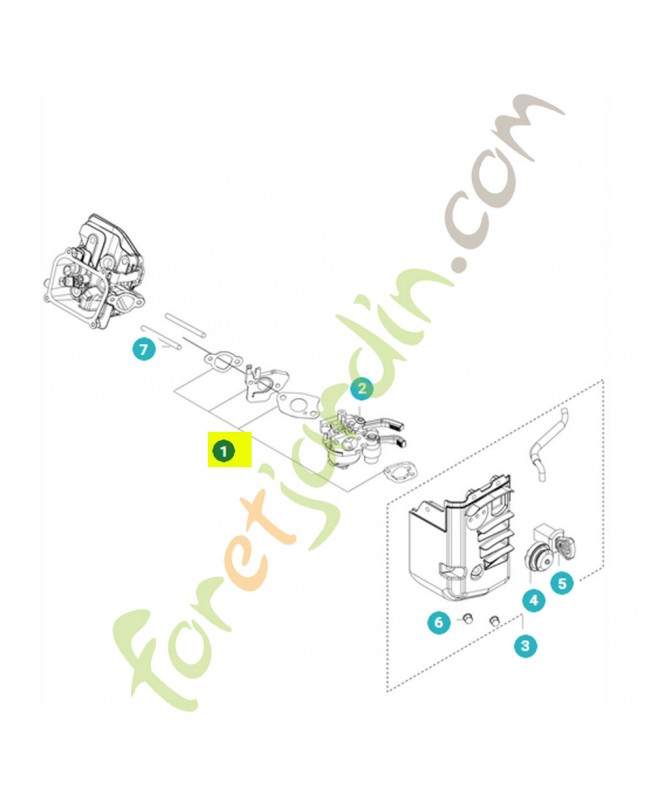 Jeu de joints 531146895 - Pièce détachée Husqvarna