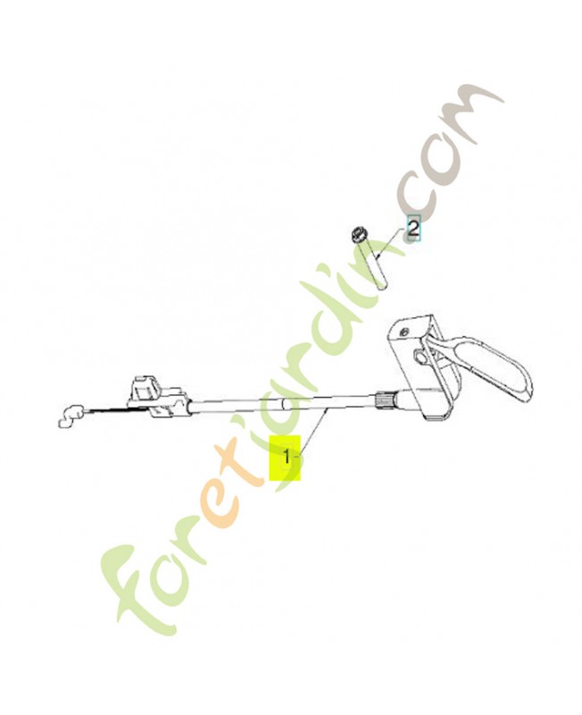 Cable 581795501. Pièce de rechange Husqvarna