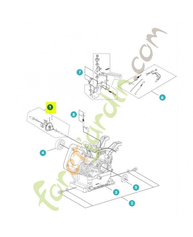 Engrenage 531146898- Pièce détachée Husqvarna