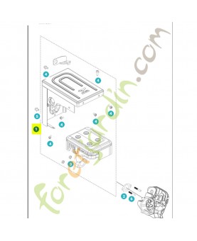 Silencieux complet 531146909- Pièce détachée Husqvarna