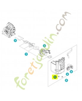 Ecrou 531146911- Pièce détachée Husqvarna