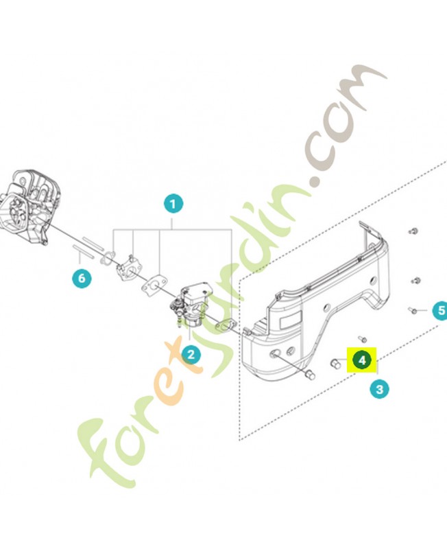 écrou 531146916- Pièce détachée Husqvarna