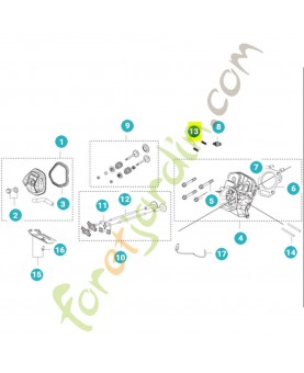Goujon 531146970 - Pièce détachée Husqvarna