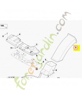 Partie sup du canal 1 en stock