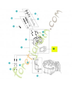 Joint de cylindre 531146995- Pièce détachée Husqvarna