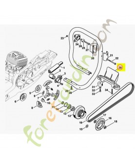 Support complet stihl réf : 4224-790-7600