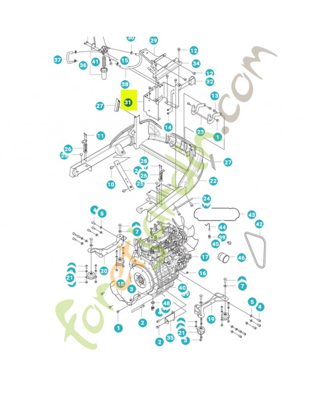 Support de batterie référence 599813301