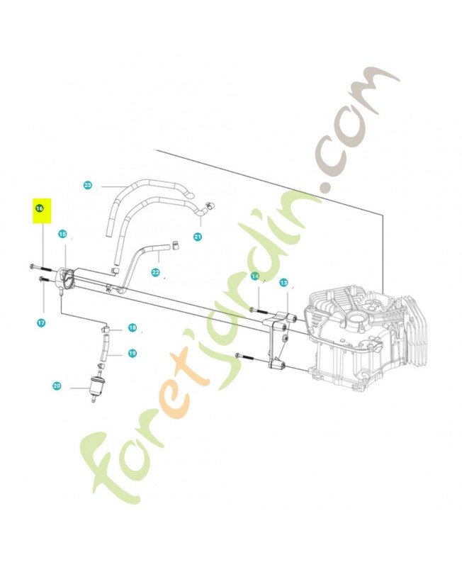 Boulon 531147117 - Pièce détachée Husqvarna