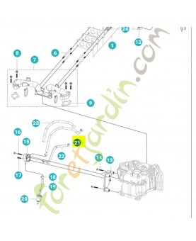 Tube 531147119- Pièce détachée Husqvarna