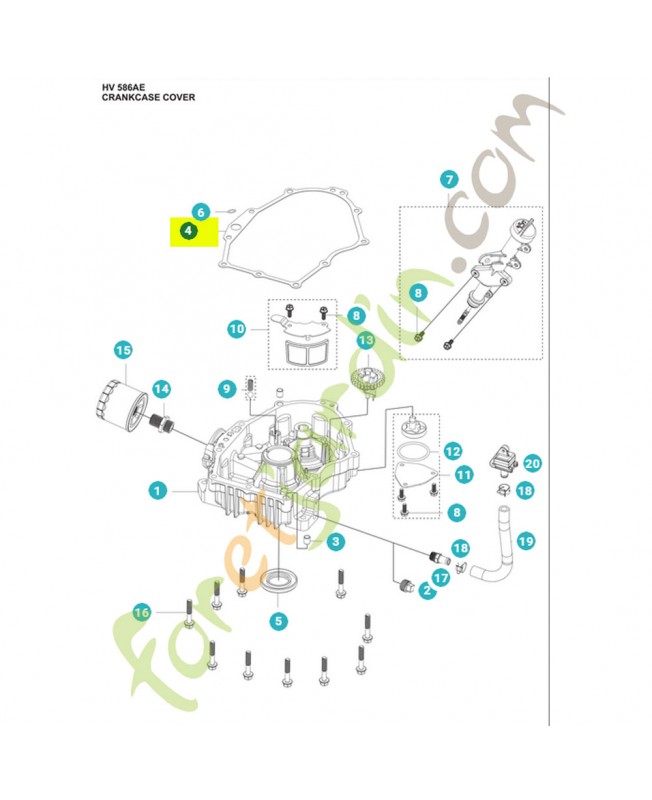 Joint 531147136- Pièce détachée Husqvarna