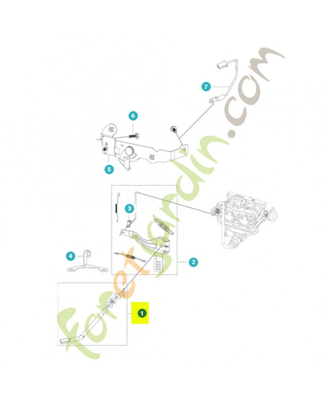 Bras 531147143- Pièce détachée Husqvarna