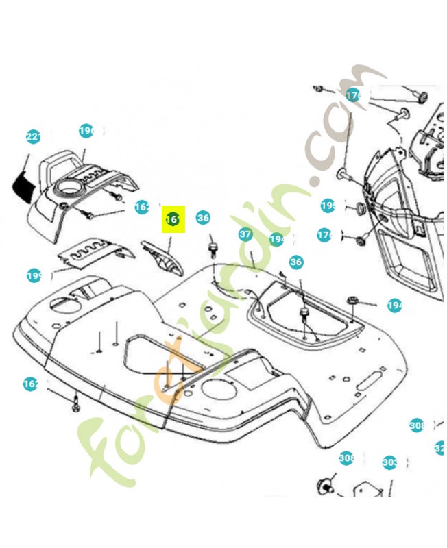 Console husqvarna ref. 532401826