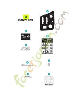 Autocollant référence 595274904