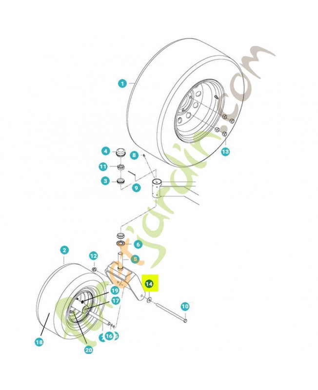 Rondelle référence 595316401