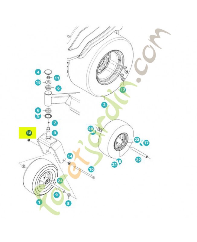 Écrou référence 595316501