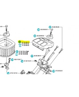 Filtre à air  référence 576486304