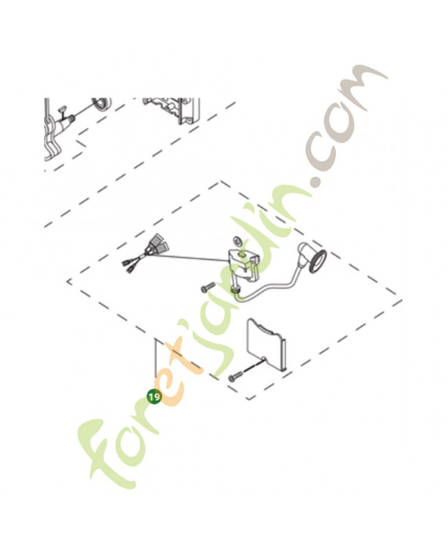 Bobine d'allumage 345BT 531147161 - Pièce détachée Husqvarna