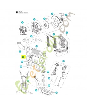 Tube souffleur 345bt