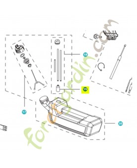 Filtre à carburant 531147179- Pièce détachée Husqvarna
