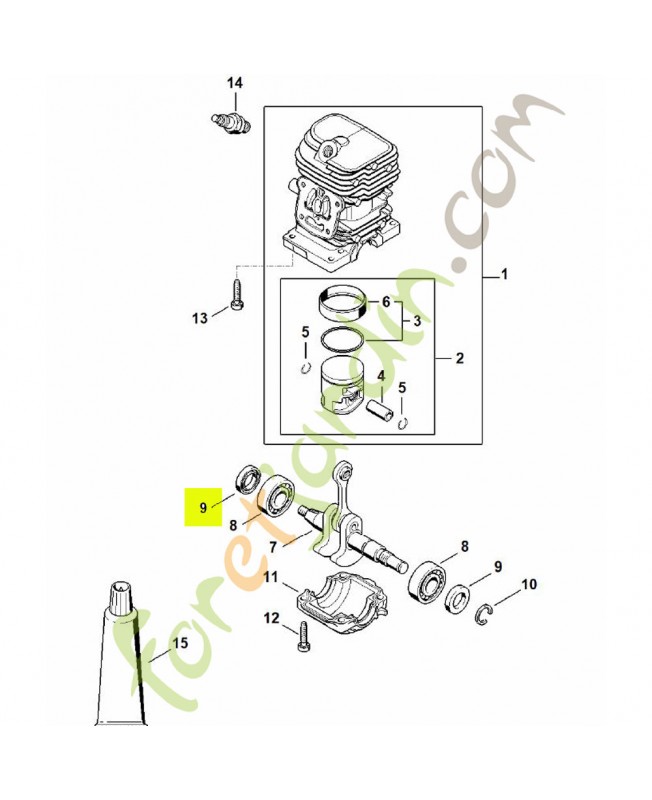 Bague étanche référence 9639-003-1575