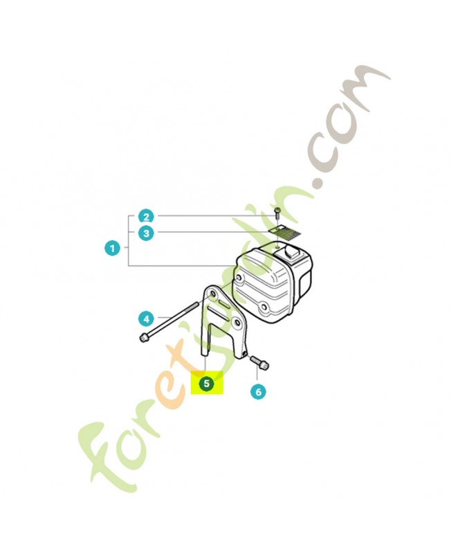 Support de silencieux