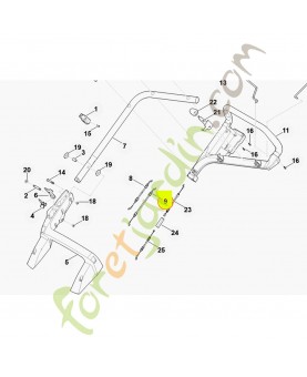 Cable entrainement Stihl ref. 6358-700-7540