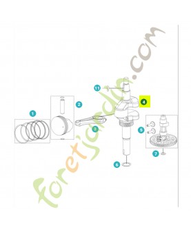 Vilebrequin 531147234 - Pièce détachée Husqvarna