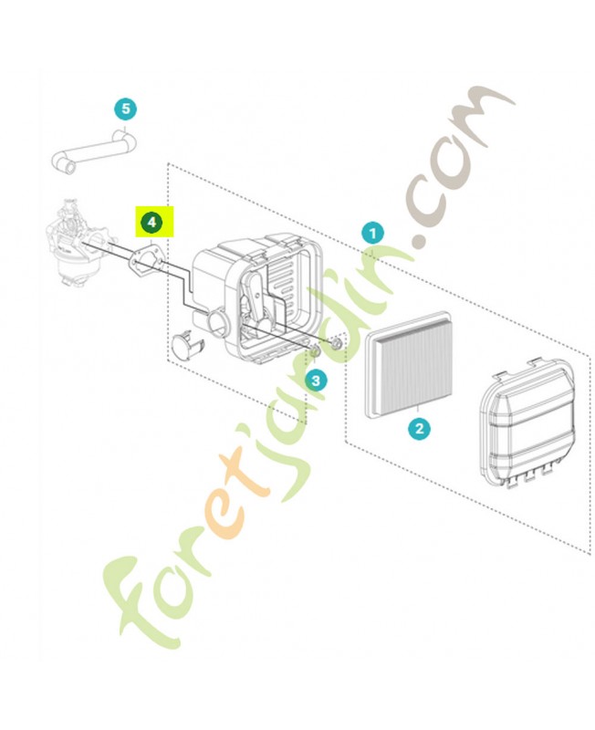 Joint carburateur 531147235 - Pièce détachée Husqvarna