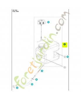 Réservoir d'essence husqvarna 531147238