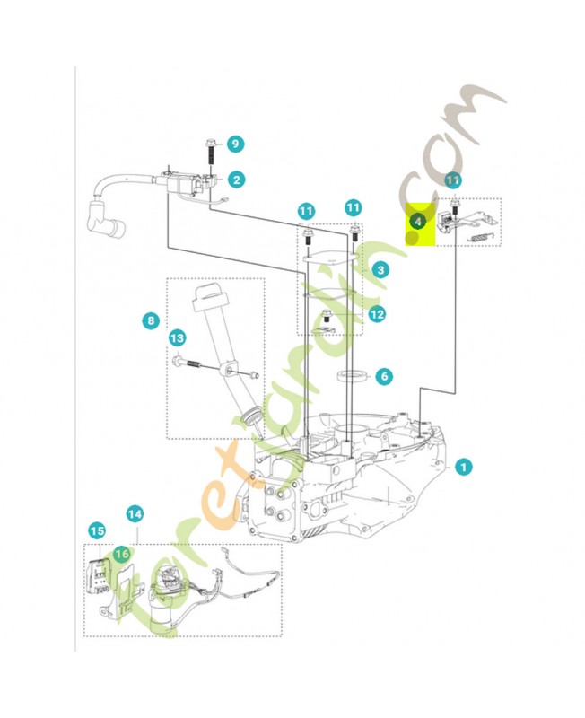 Frein 531147245 - Pièce détachée Husqvarna