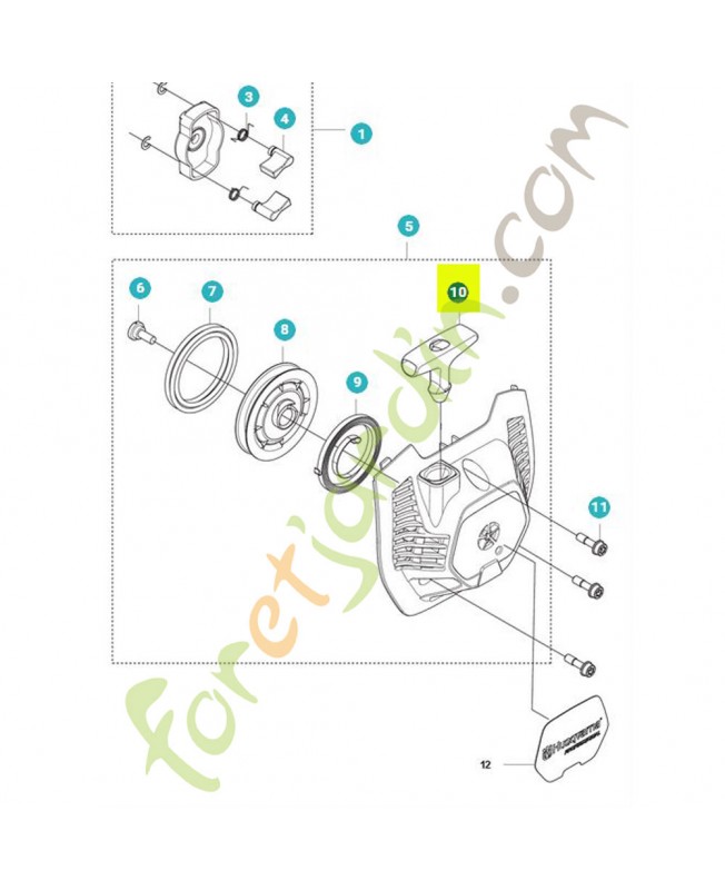 POIGNÉE DE DÉMARRAGE référence 596694601