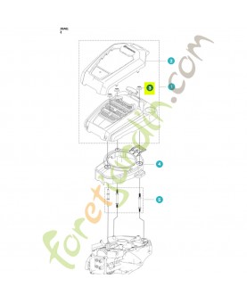 Ecrou 531147251 - Pièce détachée Husqvarna