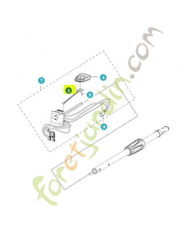 Cle de blocage 531147284- Pièce détachée Husqvarna