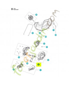 Bouton 531147288- Pièce détachée Husqvarna