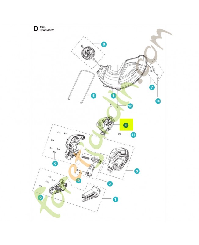 Moteur 531147290- Pièce détachée Husqvarna