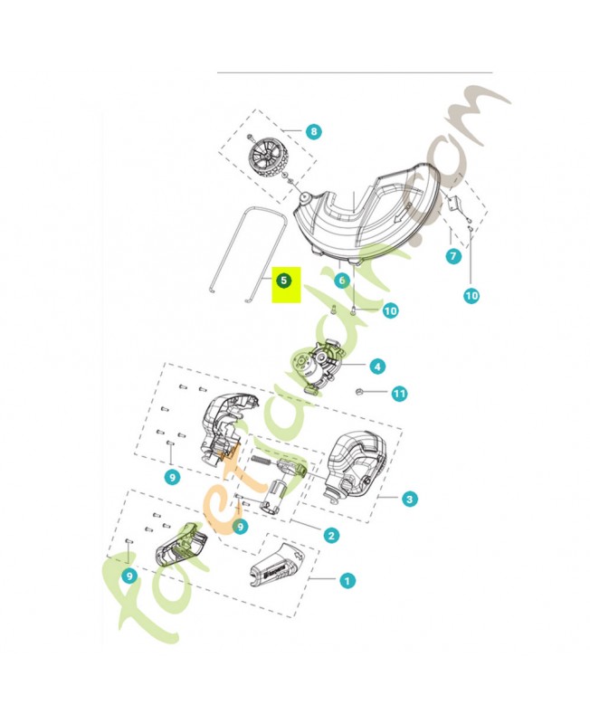 protecteur husqvarna 531147291